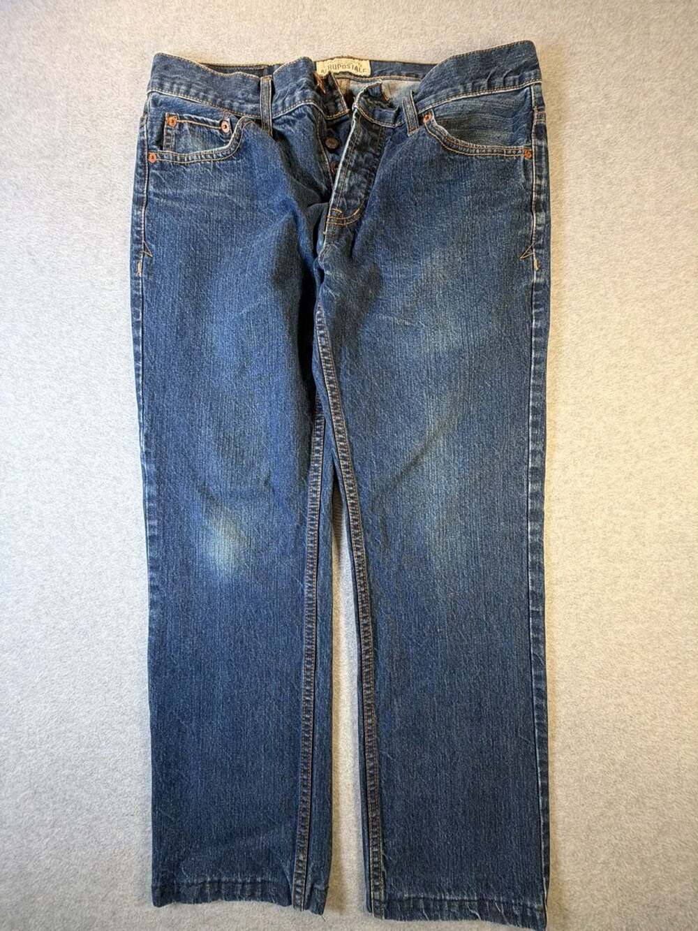 Aeropostale Original Quality Since 1987 Dark Wash Denim Button Fly Jeans